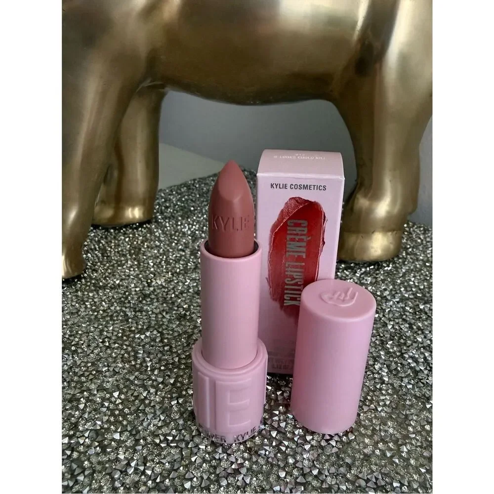 Kylie Jenner Crème Lipstick 613 If Looks Could Kill Nude Brown Women Makeup